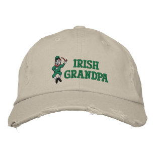 Bordada Abuelo irlandés bordado Gorra