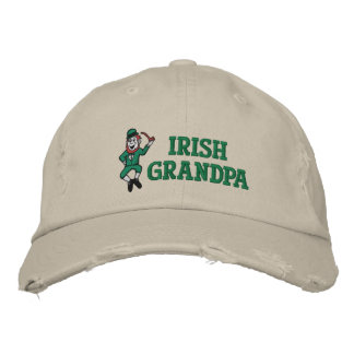 Bordada Abuelo irlandés bordado Gorra