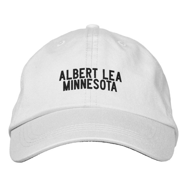 Bordada ALBERT LEA Minnesota Gorra (Anverso)