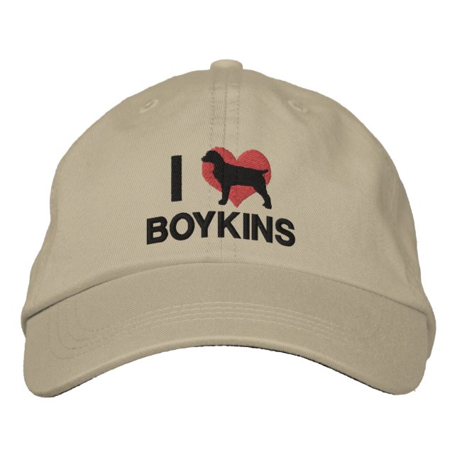 Bordada Amo a Boykins Embroidado Gorra (Anverso)
