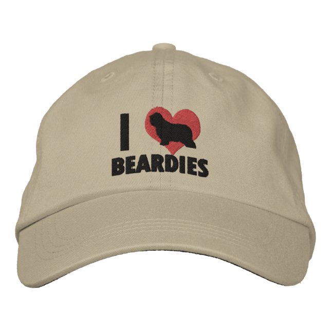Bordada Amo a las caricias Gorra bordado (Anverso)