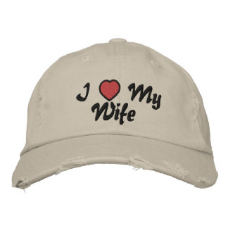 Bordada Amo a mi esposa Gorra