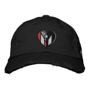 Bordada Amo a Puerto Rico Gorra con problemas