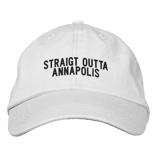 Bordada Annapolis Maryland Gorra (Anverso)