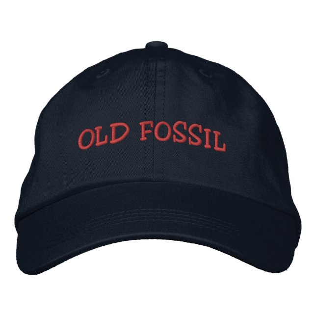Bordada ANTIGUO gorra FOSSIL (Anverso)