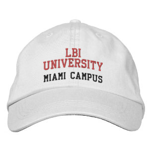 BORDADA APARTADO LBI GORRA DE LA UNIVERSIDAD LBI (MARCA CO