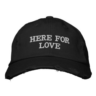 Bordada Aquí para Gorra de amor