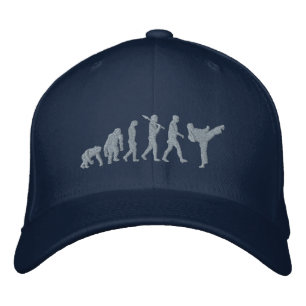Bordada Artistas marciales con bordado, gorra de karate
