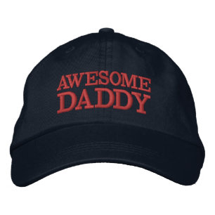 Bordada Awesome Daddy Gorra   Regalo del día del padre