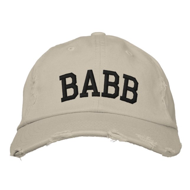 Bordada Babb Embroidered Gorra (Anverso)