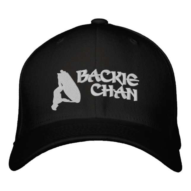 Bordada Backie Chan Flexfit gorra (Anverso)