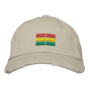 Bordada Bandera boliviana barrica gorra de béisbol
