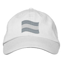 Bandera del Orgullo Trans Borrada Gorra de Béisbol