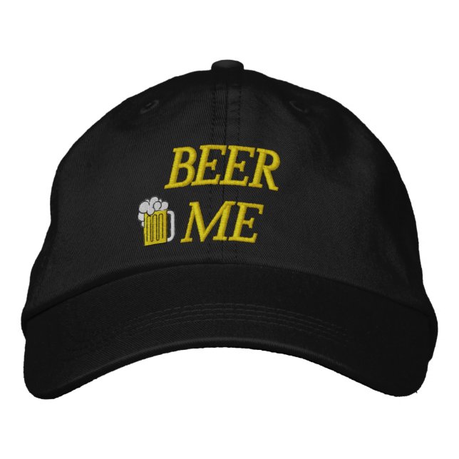 Bordada Beer Me Embroidered Gorra (Anverso)