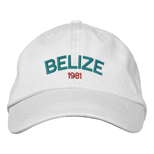 Bordada Belice 1981 Gorra bordado (Anverso)