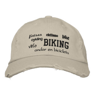 Bordada Bicicleta - Gorra bordado