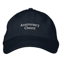 Boda de Marina "¡Salud por aniversario!" Gorra Aju