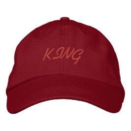Bordada Bonito Camionero KING Crear propio Gorra de texto 