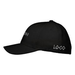 Bordada Borracho y Loco Gorra