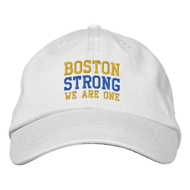 Bordada Boston Fuerte Somos Una Gorra Borrada (Anverso)