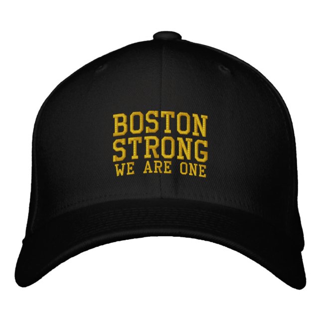 Bordada Boston Fuerte Somos Una Gorra Borrada (Anverso)