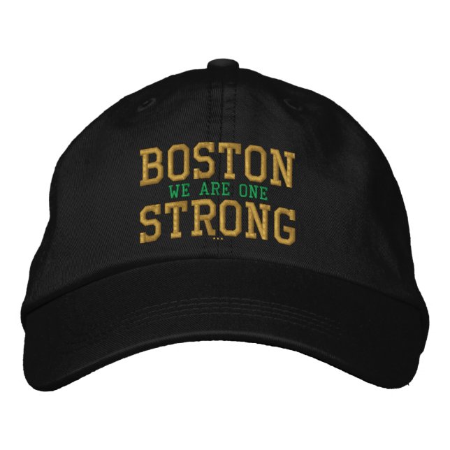 Bordada Boston Fuerte Somos Una Gorra Borrada (Anverso)