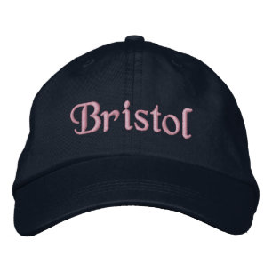 Bordada Bristol Blindado Gorra de Gorra de Béisbol Gris R