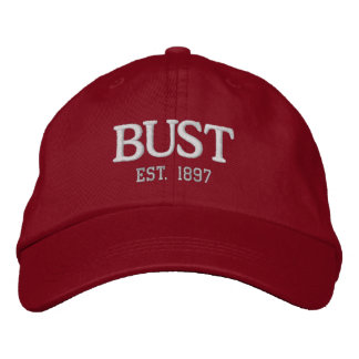 Bordada BUST Red Gorra