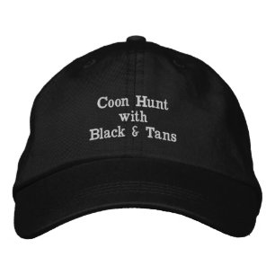 Bordada Cacería de monedas con gorra negro y tanques