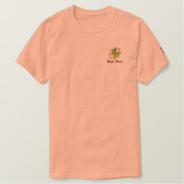 Bordada Camiseta Básica Borrada Por Hombres