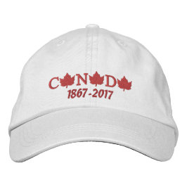 Bordada Canadá 150 Gorra de béisbol bordado