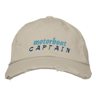 Bordada Capitán de motocicleta Gorra