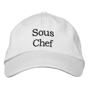 Bordada Chef Sous Embrodado Gorra