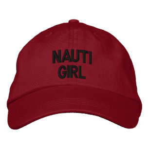 Bordada Chica Nauti Nauti Gorra Rojo