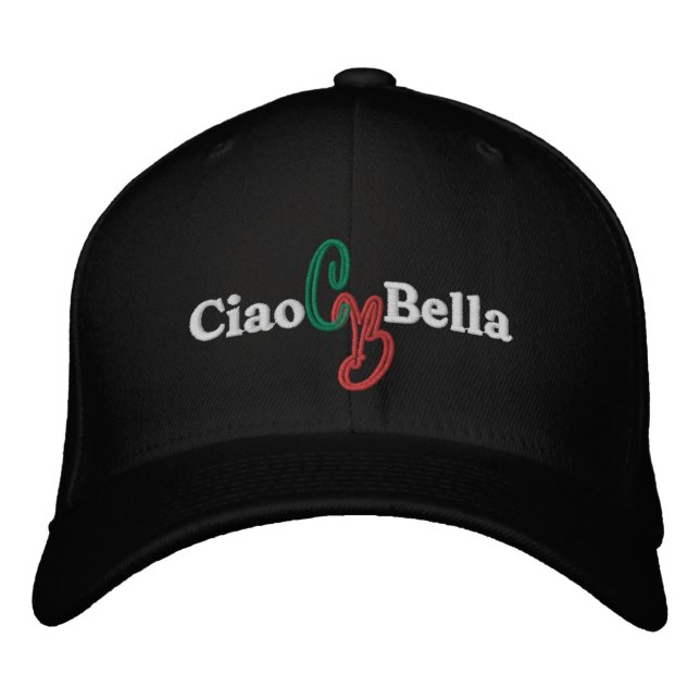 Bordada Ciao Bella Embroidered Gorra (Anverso)