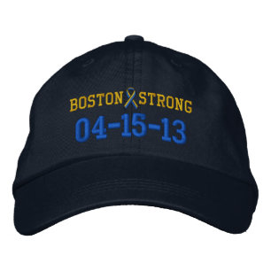 Bordada Cinta de Boston Fuerte 04-15-13, gorra de bordado