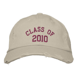 Bordada Clase de ciruela de 2010 Gorra bordado