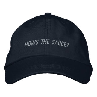 Bordada ¿Cómo se prepara la salsa? Gorra