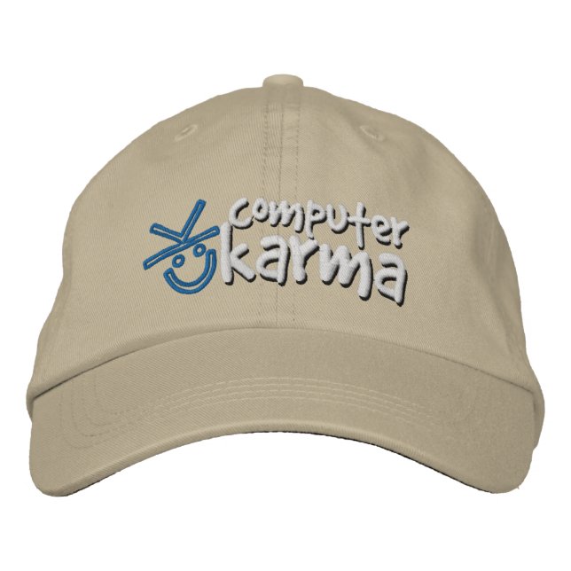 Bordada Computer Karma Gorra (Anverso)