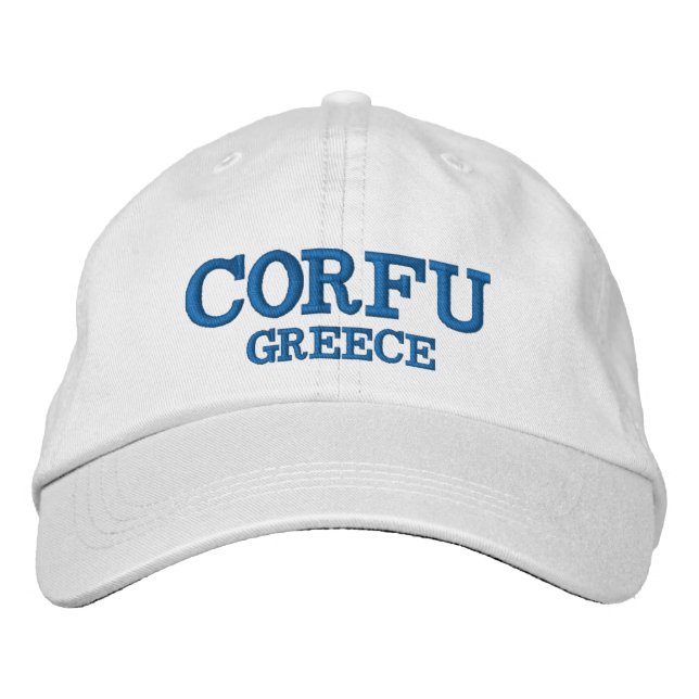 Bordada Corfu Personalizado Gorra (Anverso)