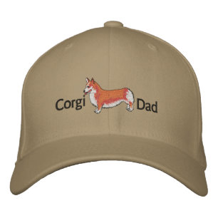 Bordada Corgi Dad Embroidered Gorra