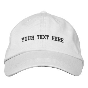Bordada Crear su propio Gorra bordado