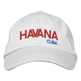 Bordada Cuba: Gorra ajustable de La Habana