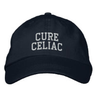"Cure Celiac" - Gorra bordado
