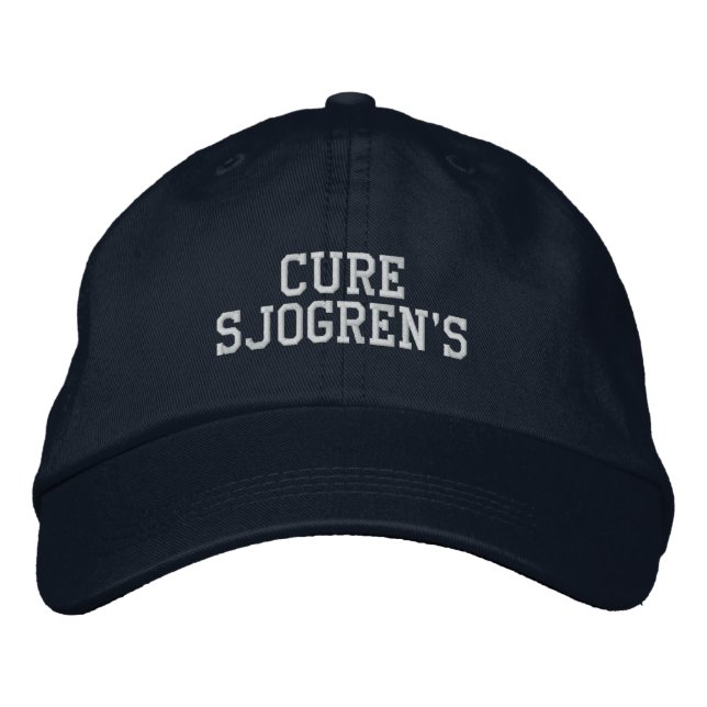 Bordada "Cure Sjogren's" - Gorra bordado (Anverso)