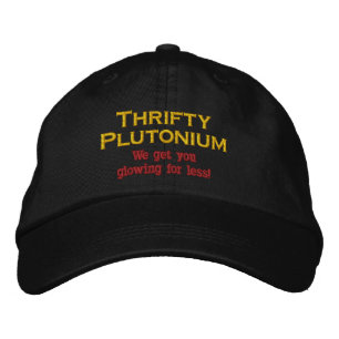 Bordada Curiosa ciencia Humor atómico gorra de plutonio nu