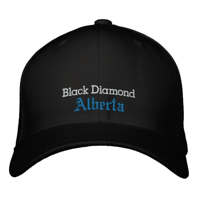 Bordada Diamante negro, Gorra (alberta) (Anverso)