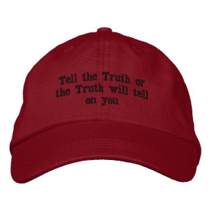 Bordada Díganle al Gorra Verdadero Borrado