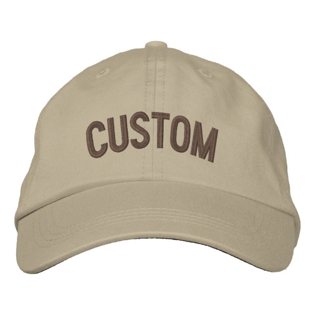 Bordada Diseñar su propio Gorra bordado (Anverso)