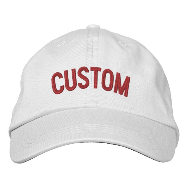 Bordada Diseñar su propio Gorra bordado (Anverso)